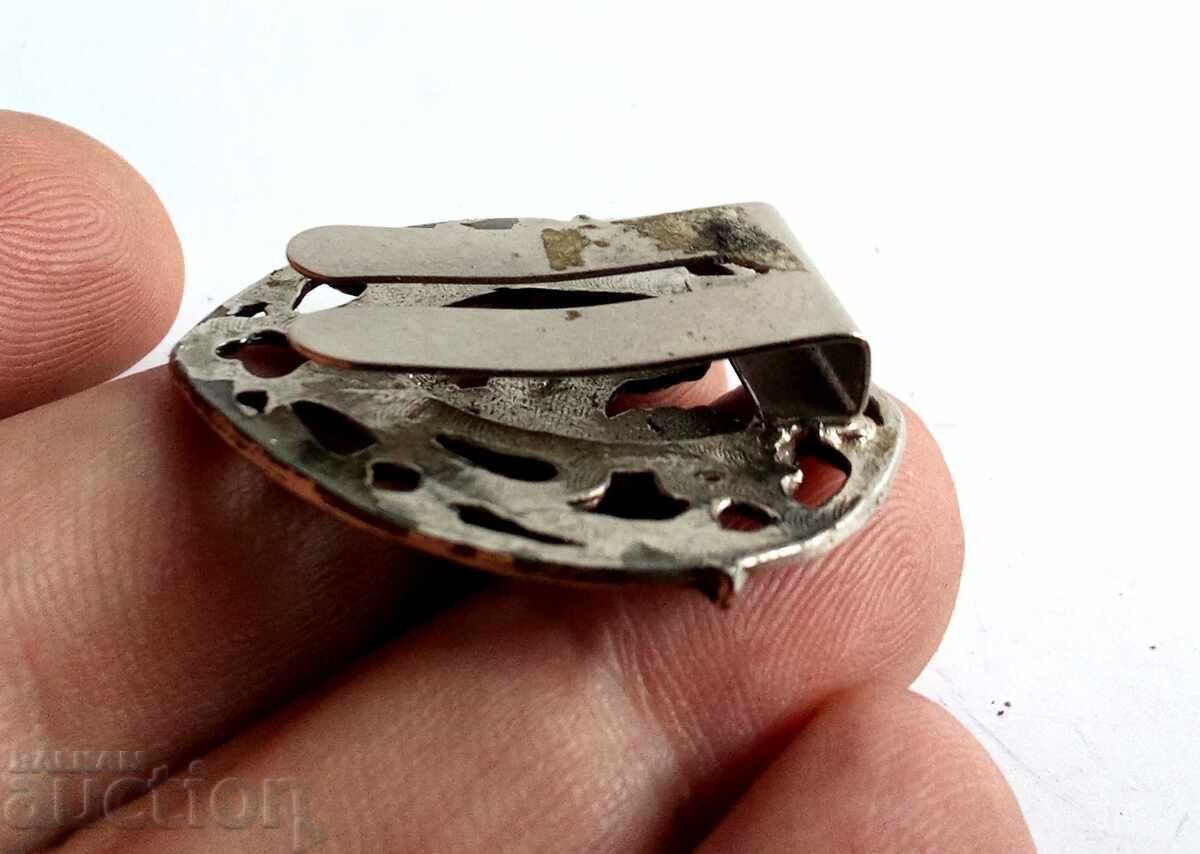 Стара посребрена щипка за БАНКНОТИ пари - 6