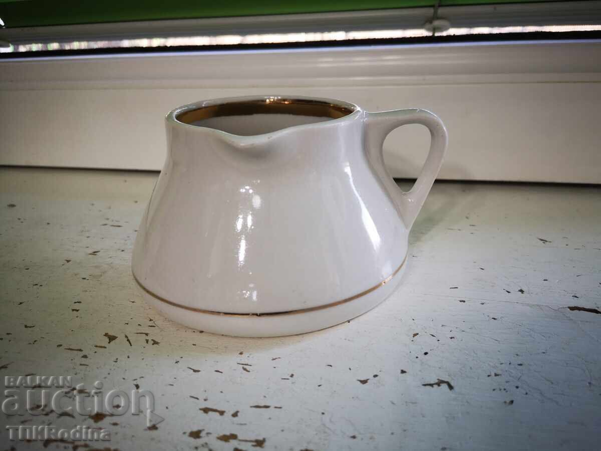 Porcelain creamer, small pitcher, Dulevo with price 7.00 BGN | € 3.58 Porcelain creamer, small pitcher, Dulevo with price 7.00 BGN | € 3.58