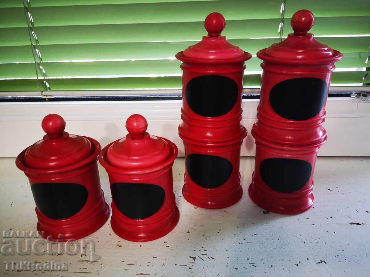 Παλιά πλαστικά βαζάκια για μπαχαρικά - 6