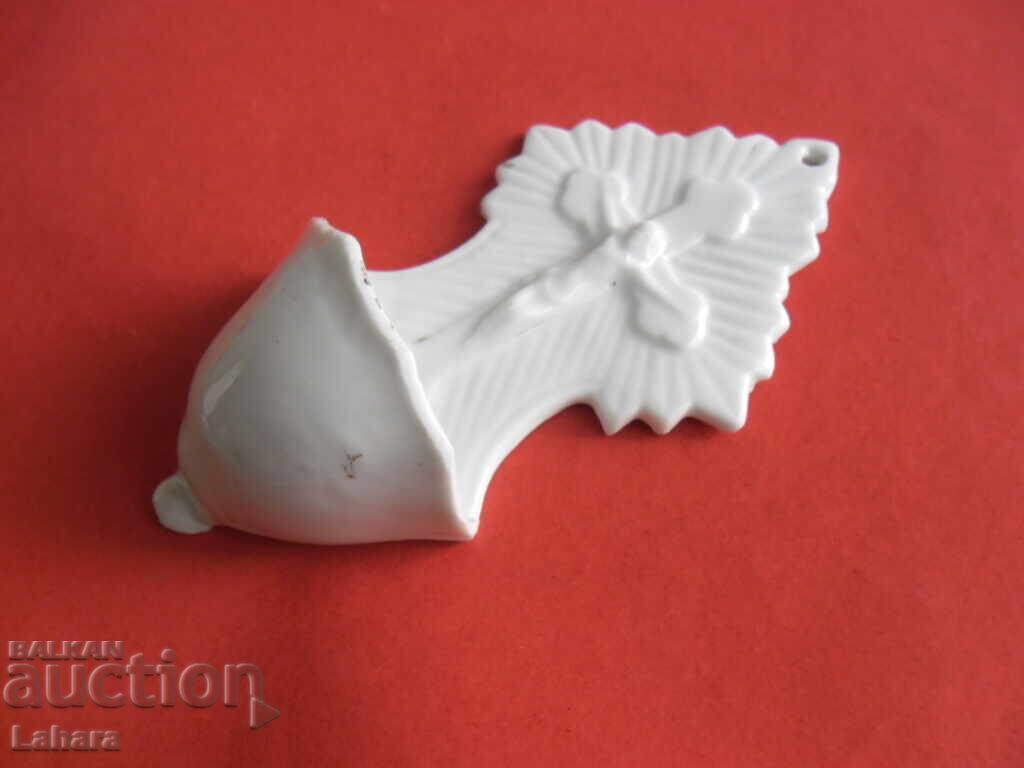 Porțelan vechi iconostas, candelă - 6