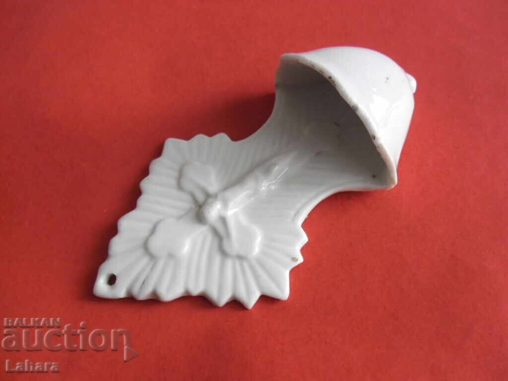 Porcelain antique iconostasis, oil lamp - 7