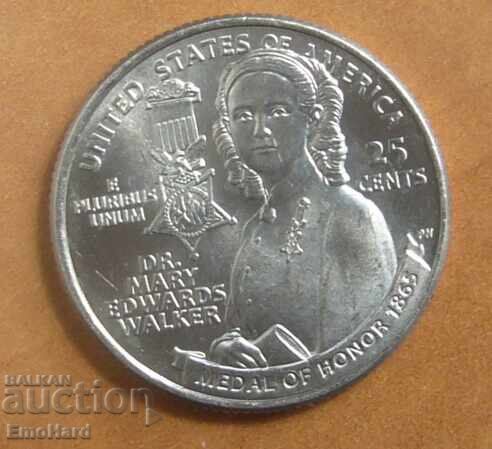 USA Prominent American Women 1/4 Dollar 2024 Dr. Mary Walker P USA Prominent American Women 1/4 Dollar 2024 Dr. Mary Walker P