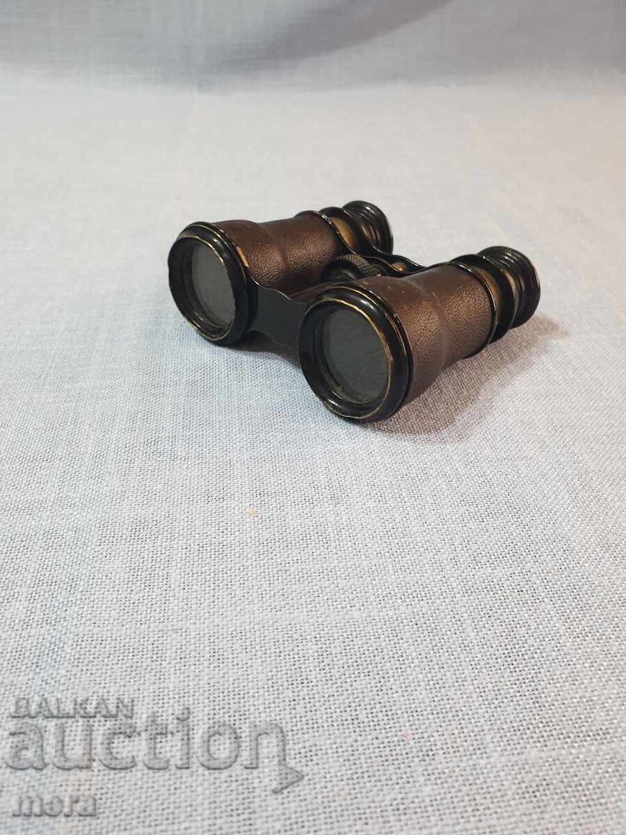 Antique bronze binoculars