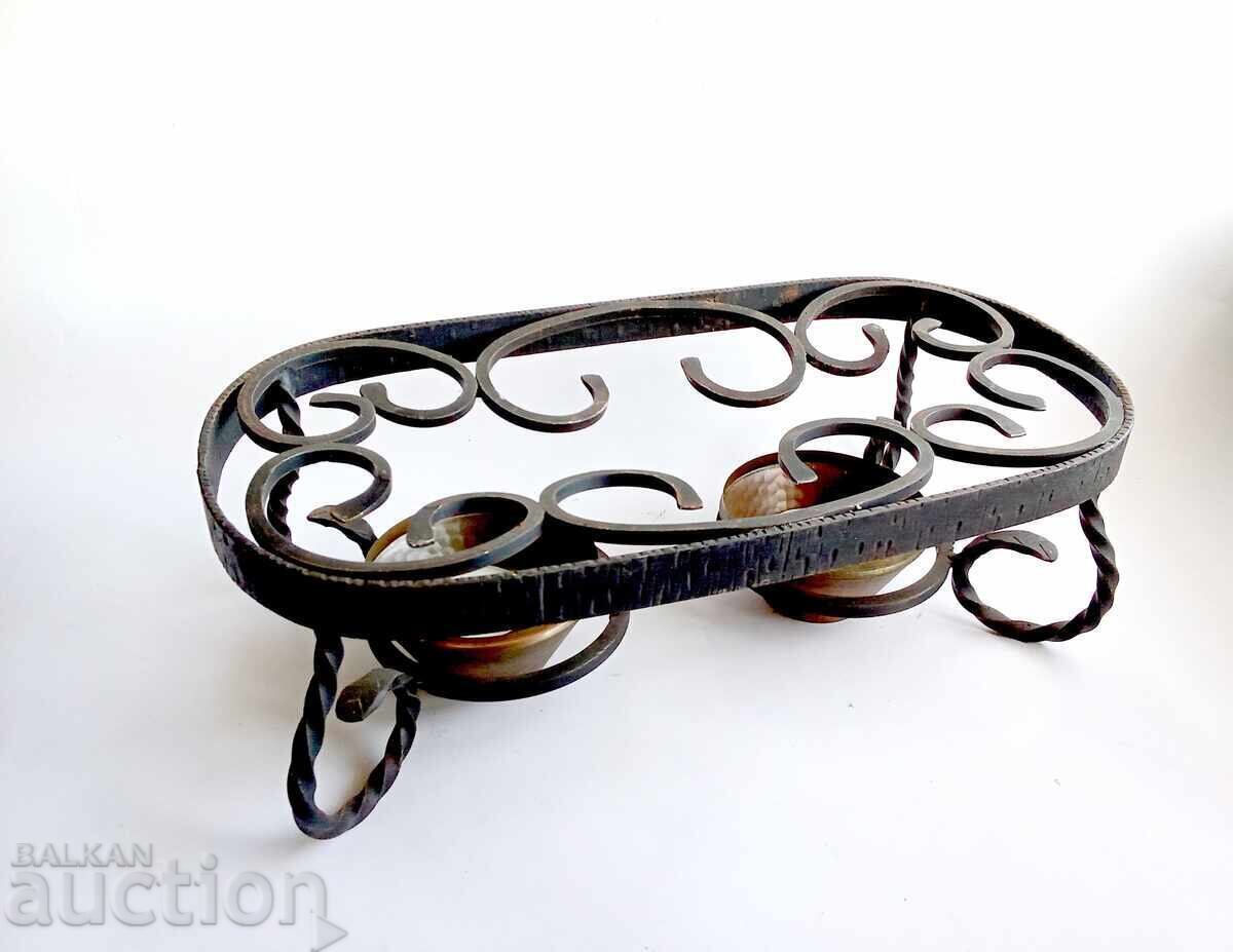 Delivery of Wrought Iron Fondue Stand