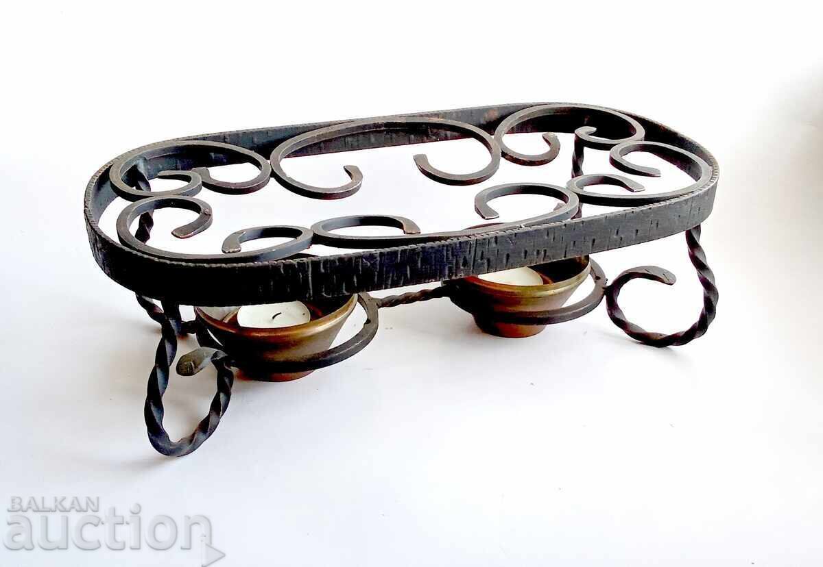 Wrought Iron Fondue Stand