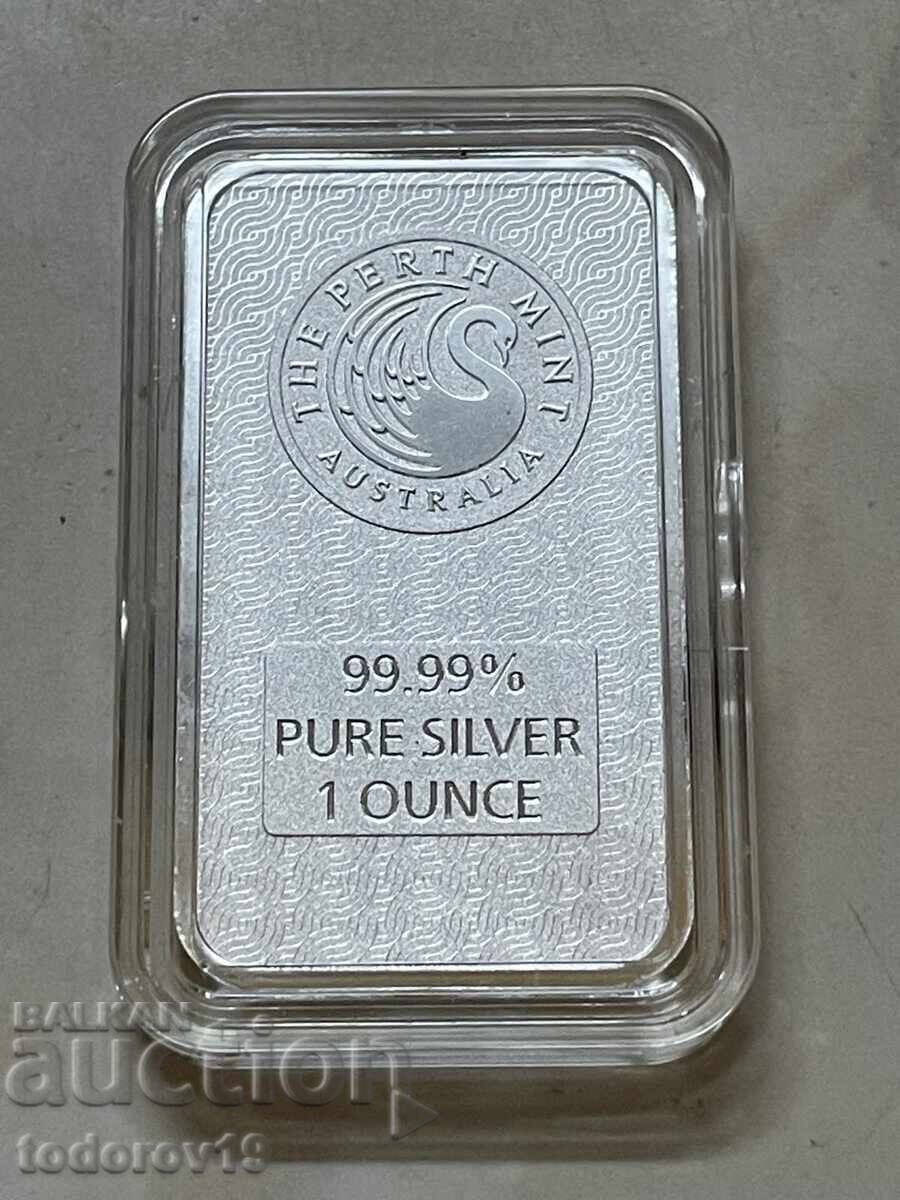 Delivery of 1 oz Silver Bar "Snake" 2025 - Perth Mint