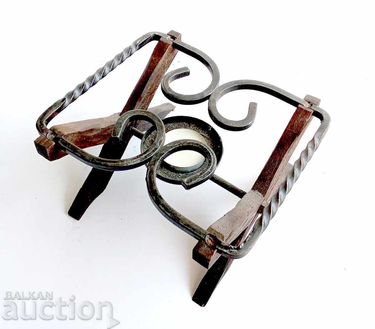 Wrought Iron Fondue Stand with price 145.00 BGN | € 74.14