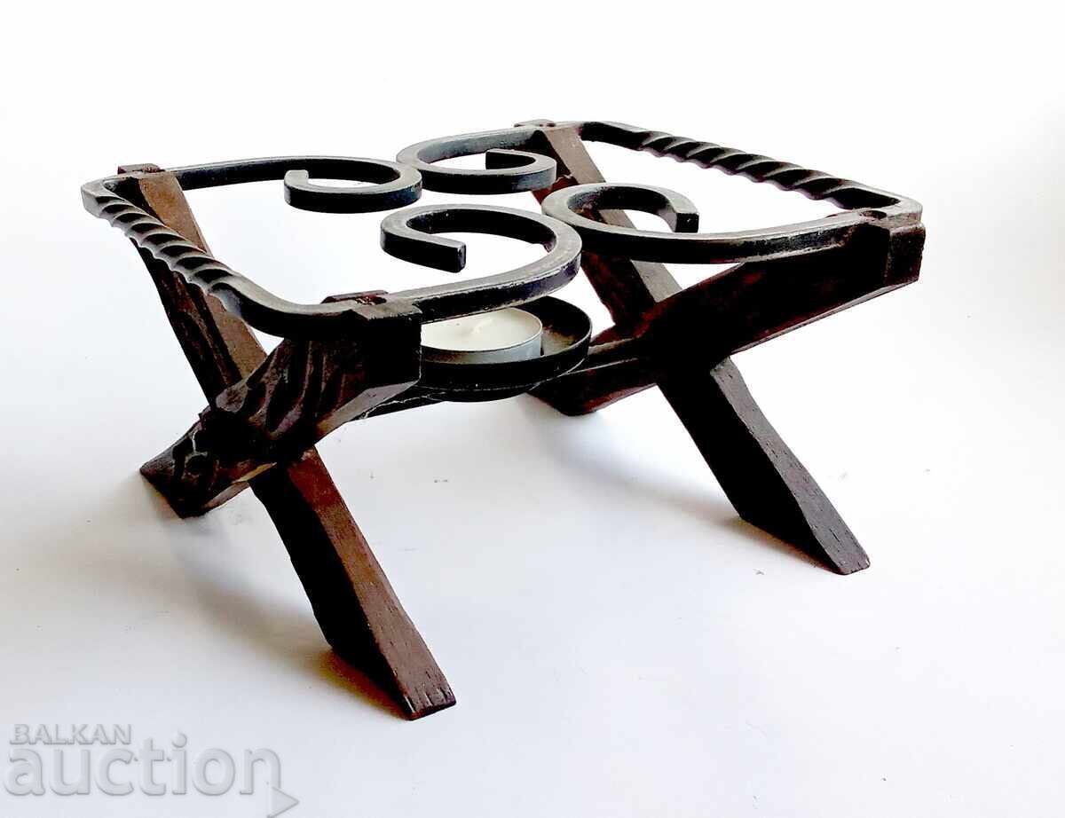 Delivery of Wrought Iron Fondue Stand