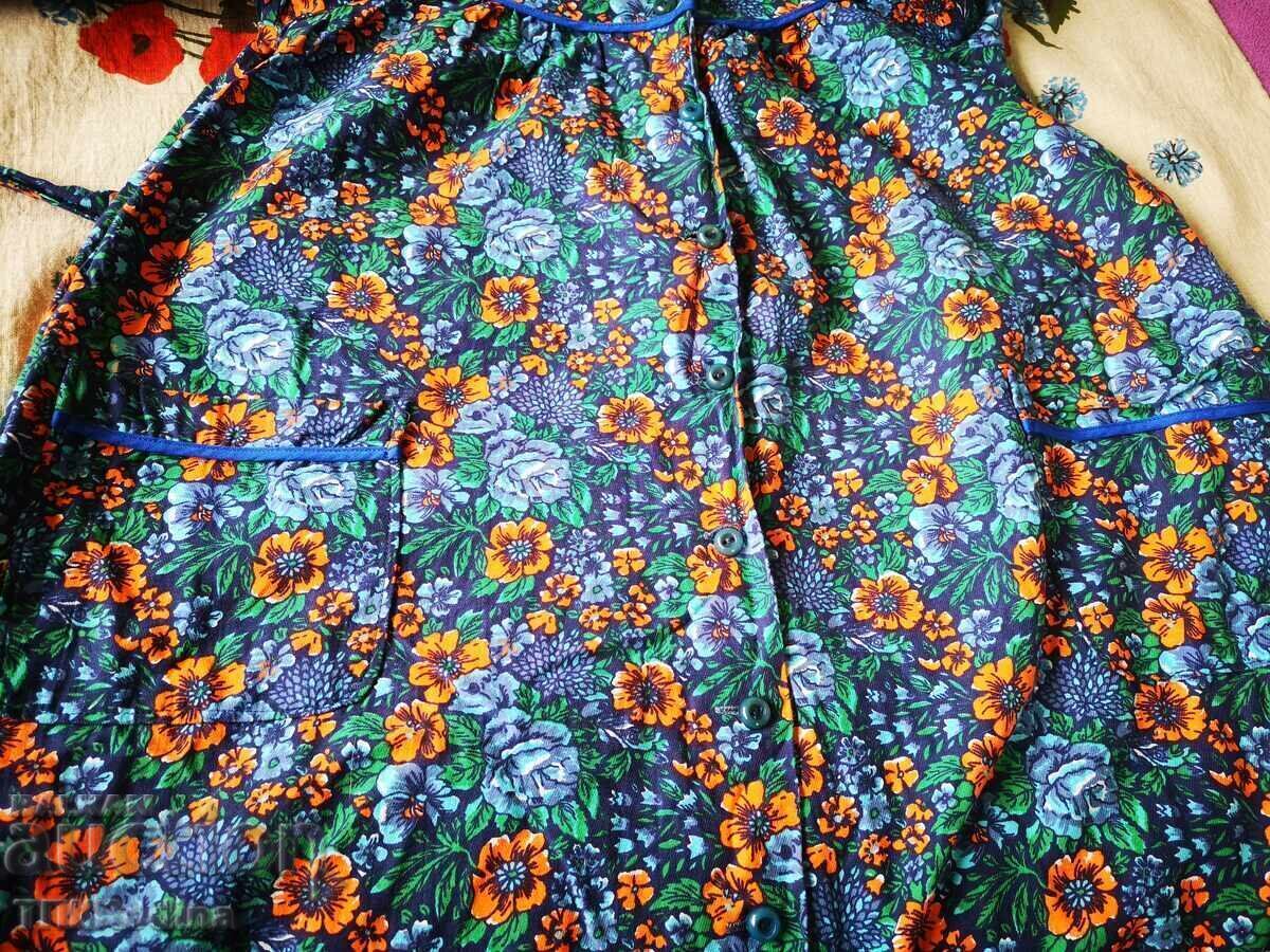 Auction  Vintage peignoir, long women's house dress. Soviet era