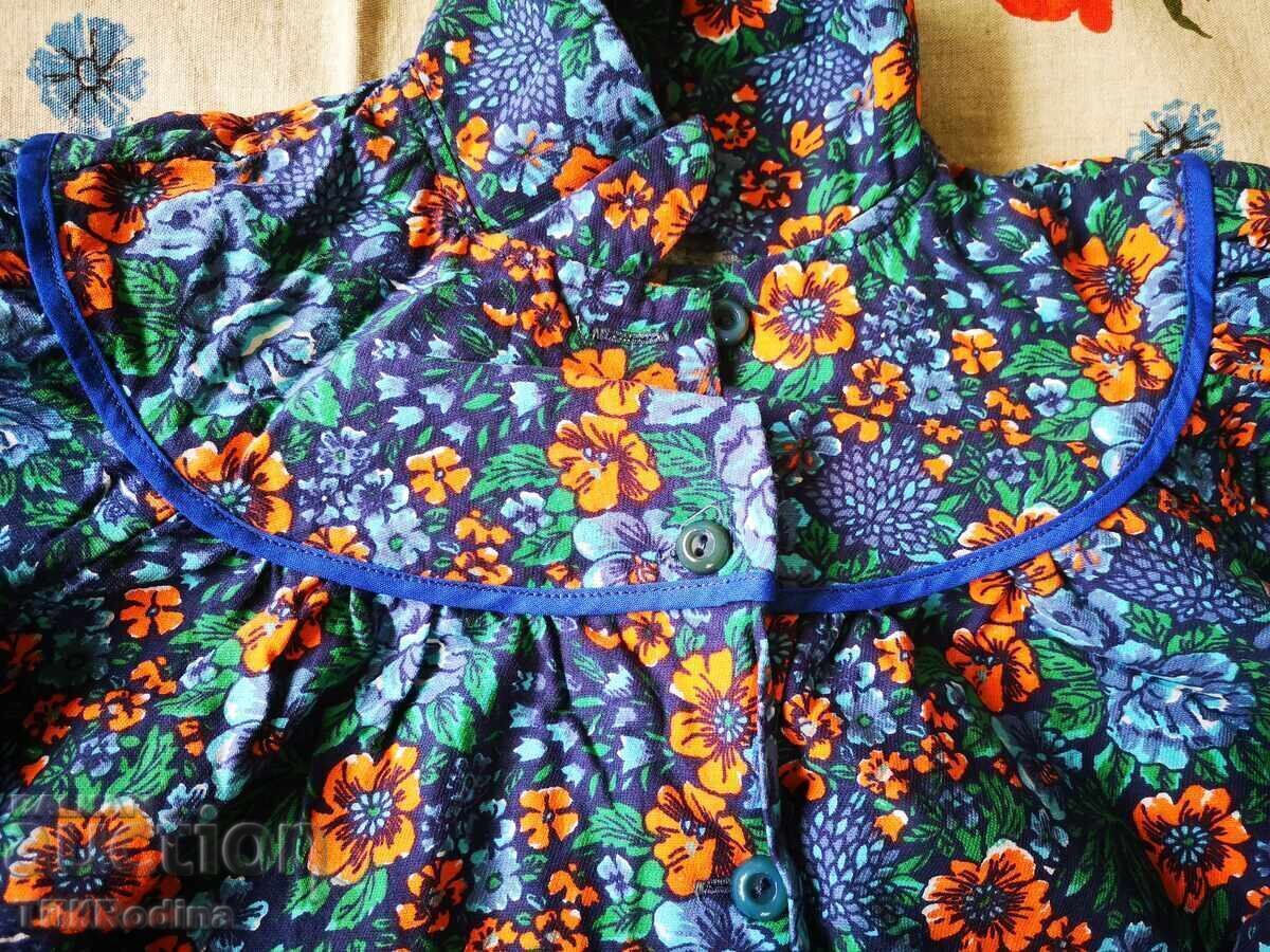 Vintage peignoir, long women's house dress. Soviet era - 5