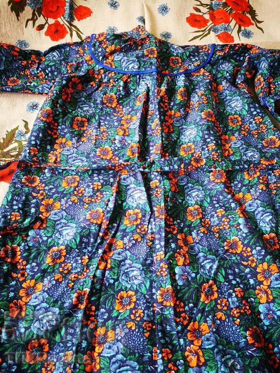 Vintage peignoir, long women's house dress. Soviet era - 7