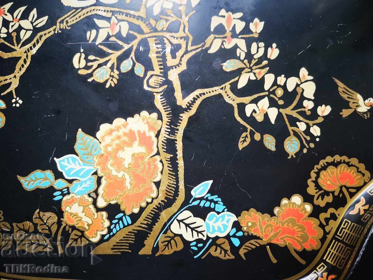 Стар метален поднос за севиране - 5