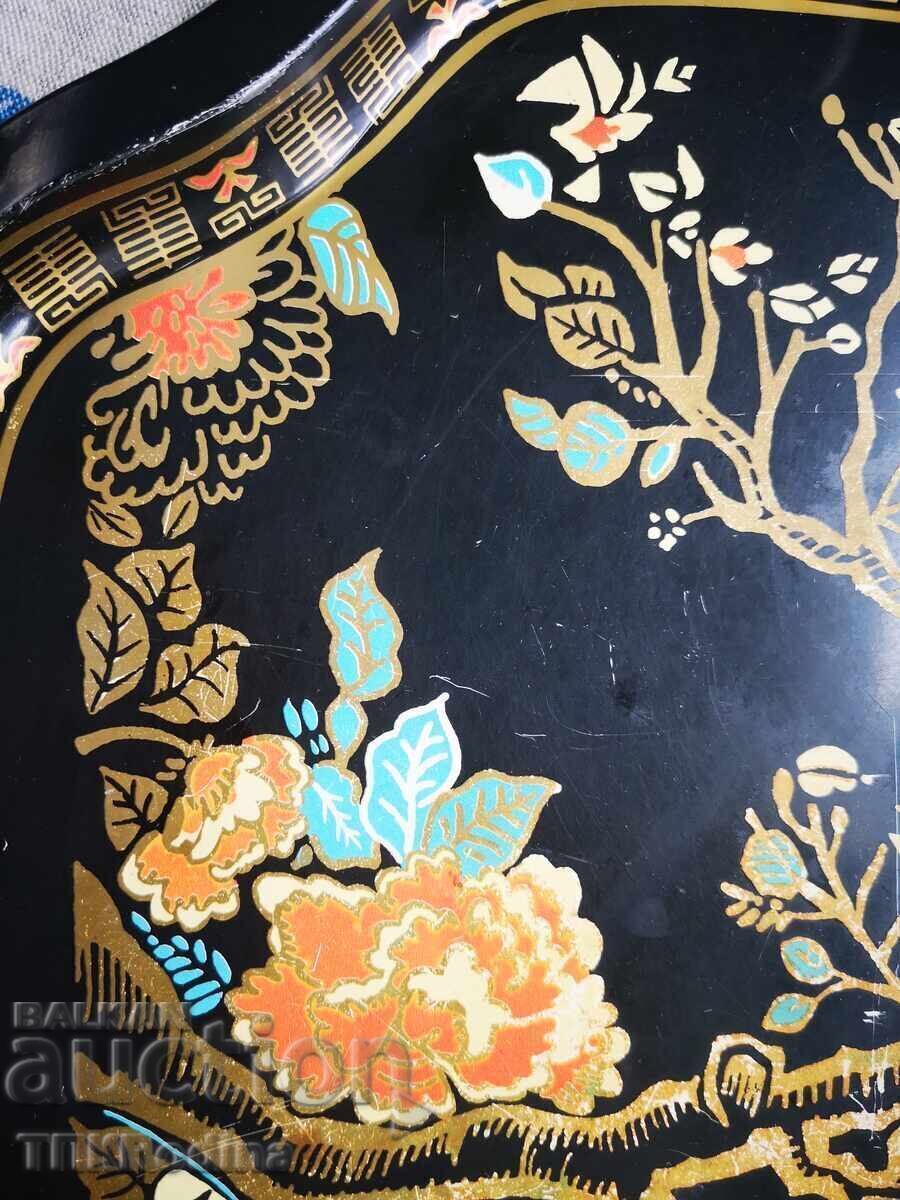 Стар метален поднос за севиране - 7