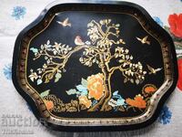 Μεταλλικός δίσκος σερβιρίσματος (παλιός)