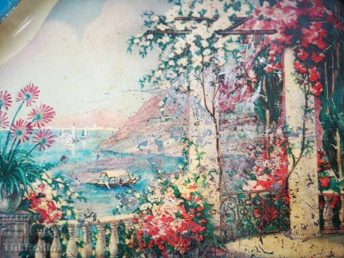 Още един стар метален поднос за севиране с цена 3.00 лв. | € 1.53