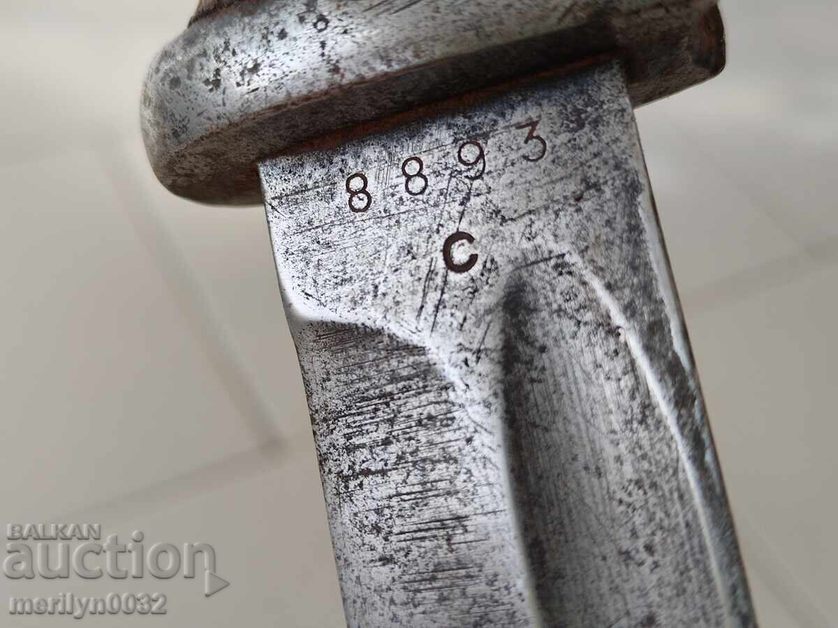 Auction Bayonet knife bayonet for a Mauser K-98 rifle without a WW2 Wehrmacht Auction Bayonet knife bayonet for a Mauser K-98 rifle without a WW2 Wehrmacht