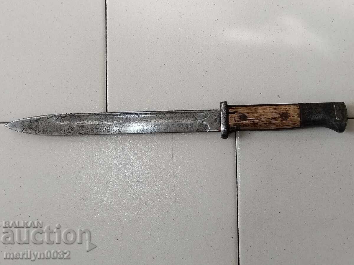 Bayonet knife bayonet for a Mauser K-98 rifle without a WW2 Wehrmacht - 7 Bayonet knife bayonet for a Mauser K-98 rifle without a WW2 Wehrmacht - 7