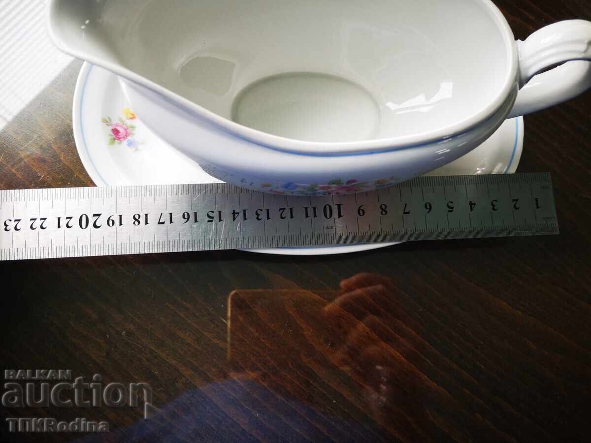 Porcelain gravy boat Zeh Scherzer 60 Years Bavaria, Germany - 6 Porcelain gravy boat Zeh Scherzer 60 Years Bavaria, Germany - 6