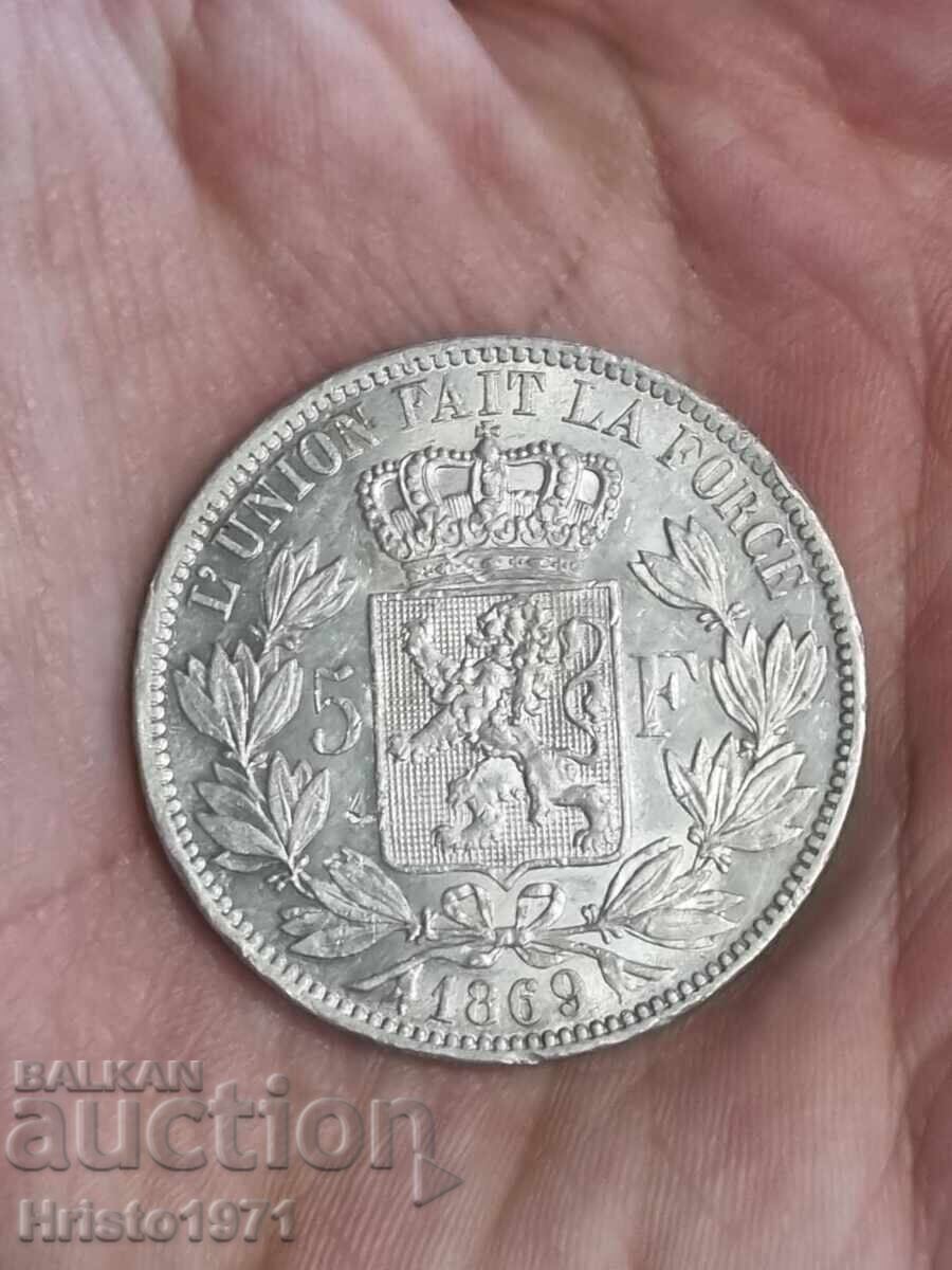 5 φράγκα 1869
