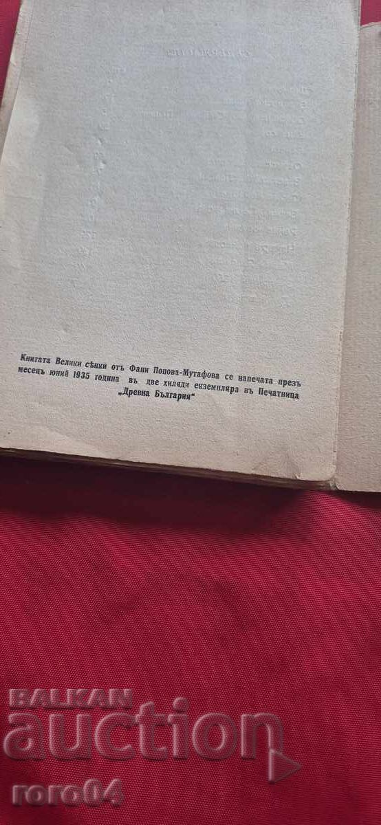 ΜΕΓΑΛΕΣ ΣΚΙΕΣ - ΦΑΝΗ ΠΟΠOVA - ΜΟΥΤΑΦΟΒΑ - 7