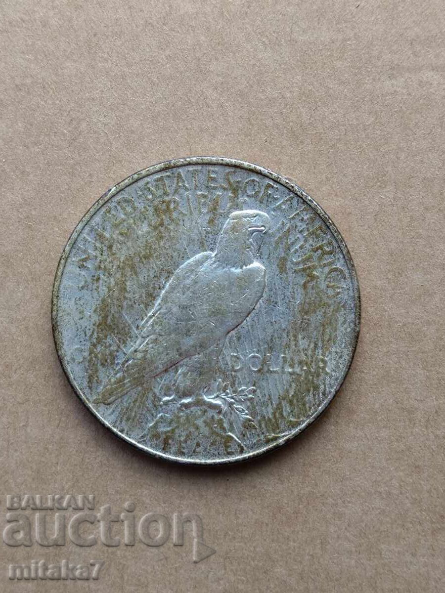 Auction Peace Dollar 1922, Silver, USA Auction Peace Dollar 1922, Silver, USA