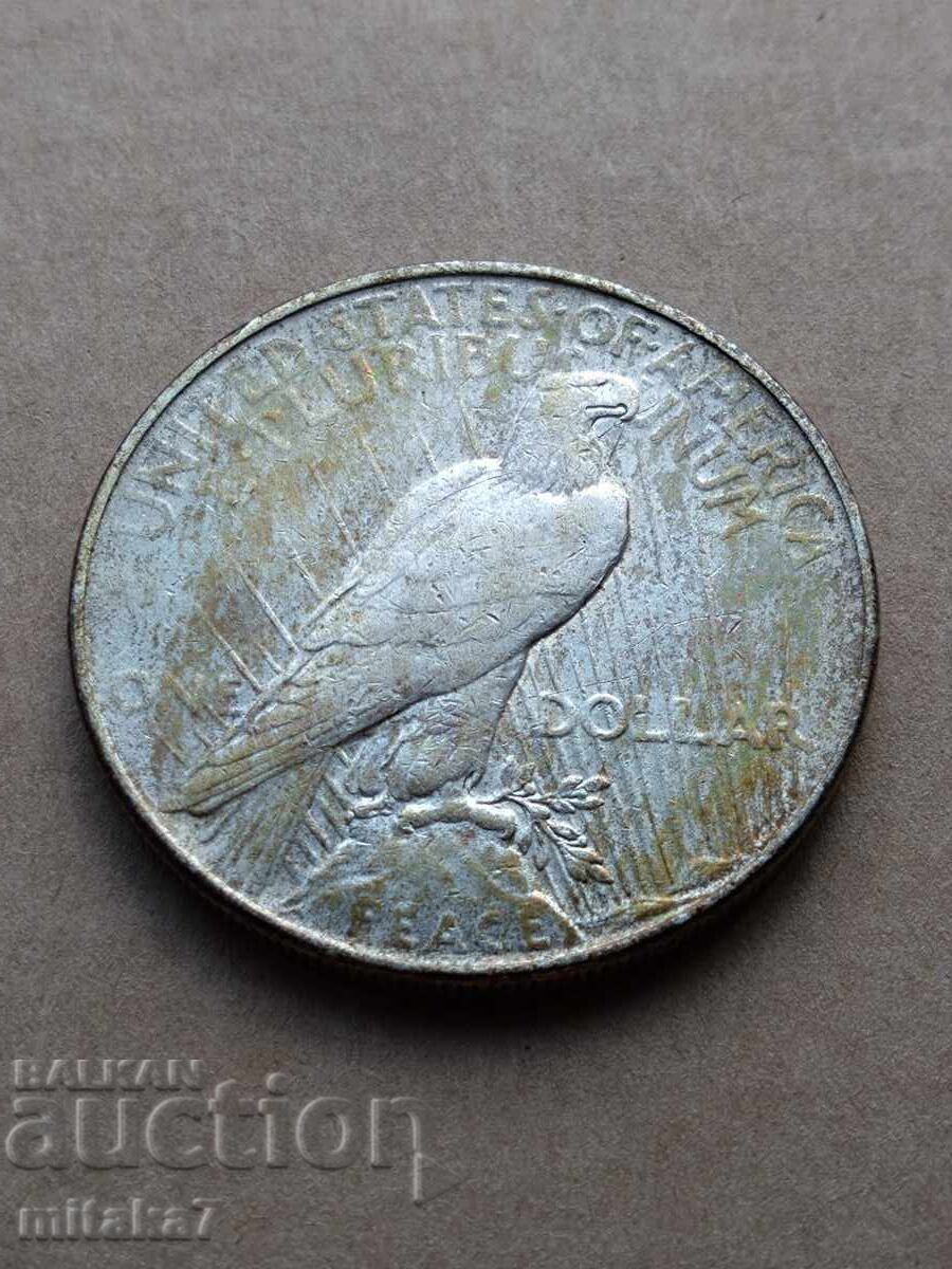 Delivery of Peace Dollar 1922, Silver, USA Delivery of Peace Dollar 1922, Silver, USA
