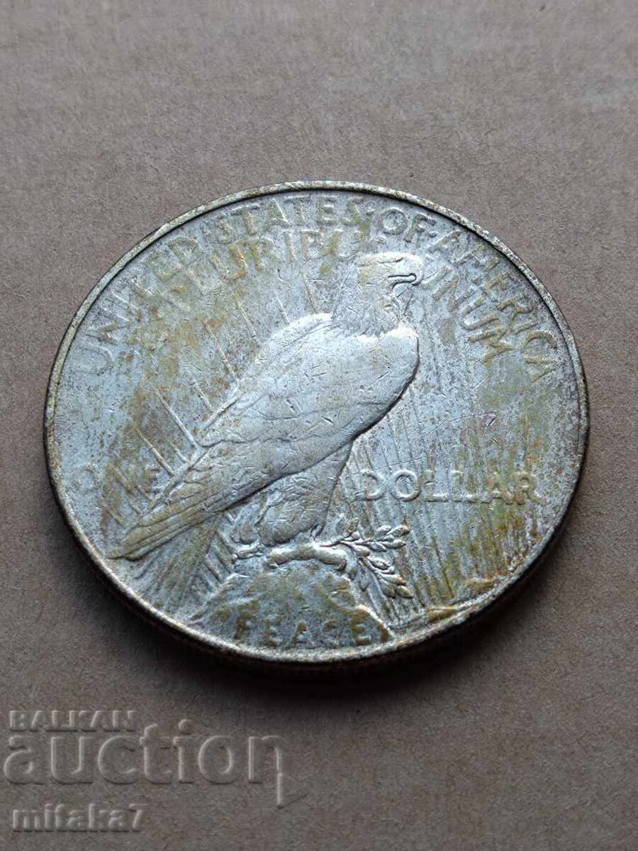Peace Dollar 1922, Silver, USA - 5 Peace Dollar 1922, Silver, USA - 5