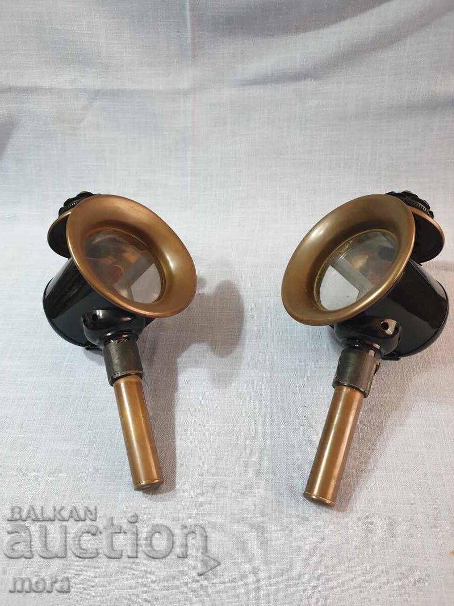 Pereche de felinare impecabile pentru trăsură Pereche de felinare impecabile pentru trăsură