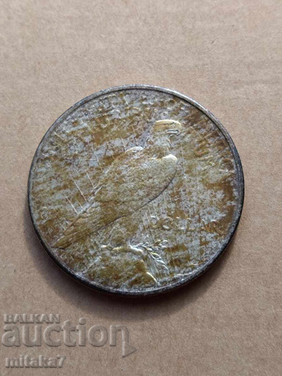 1925 Peace Dollar, Silver, USA - 5 1925 Peace Dollar, Silver, USA - 5