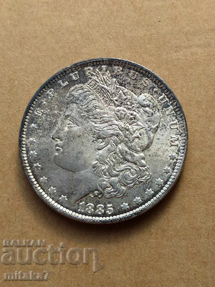 Δημοπρασία Μόργκαν δολάριο 1885-Ο έτος, ασήμι, ΗΠΑ
