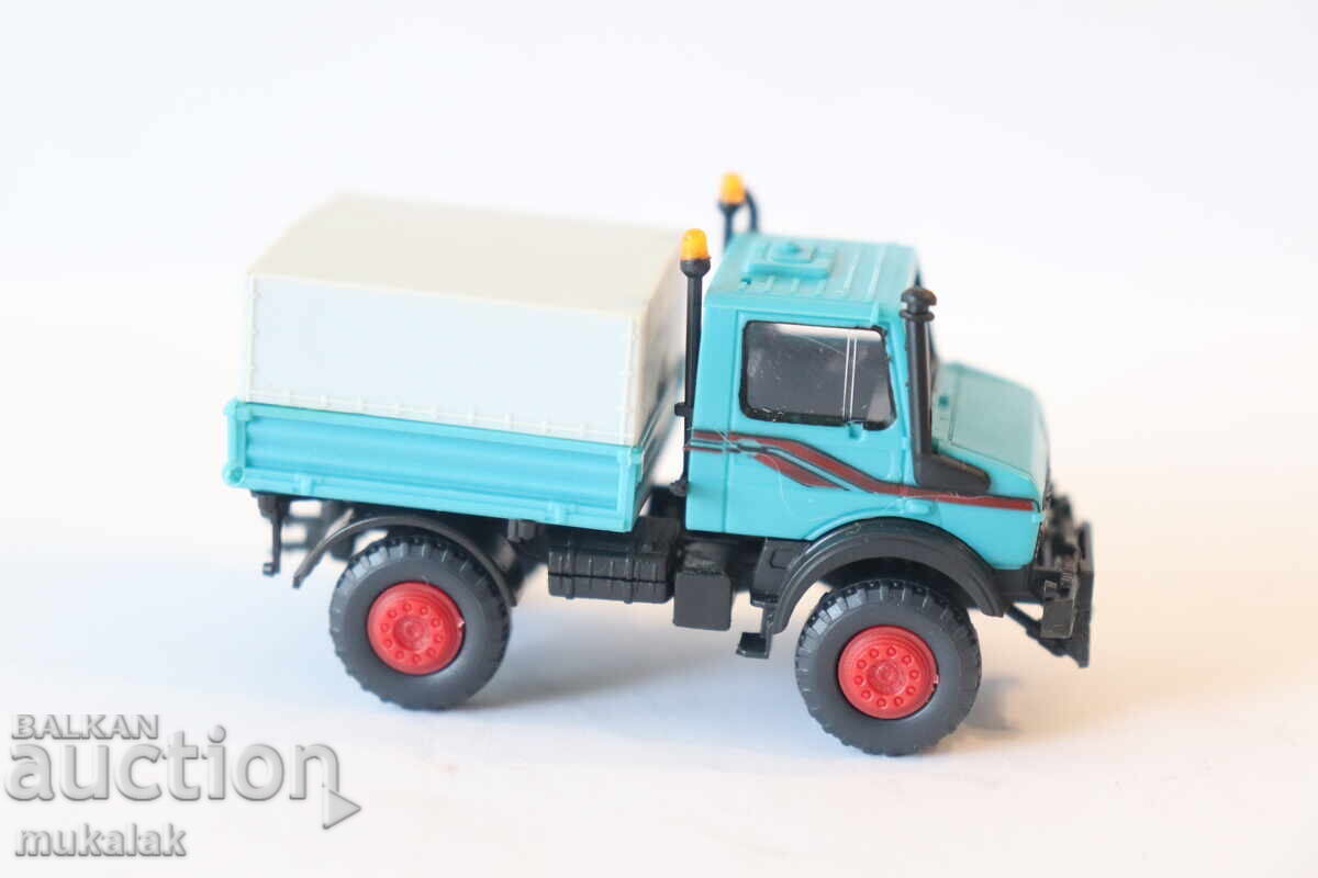 Auction  Kibri H0 1/87 Mercedes Auto Crane Truck Crane Model Car