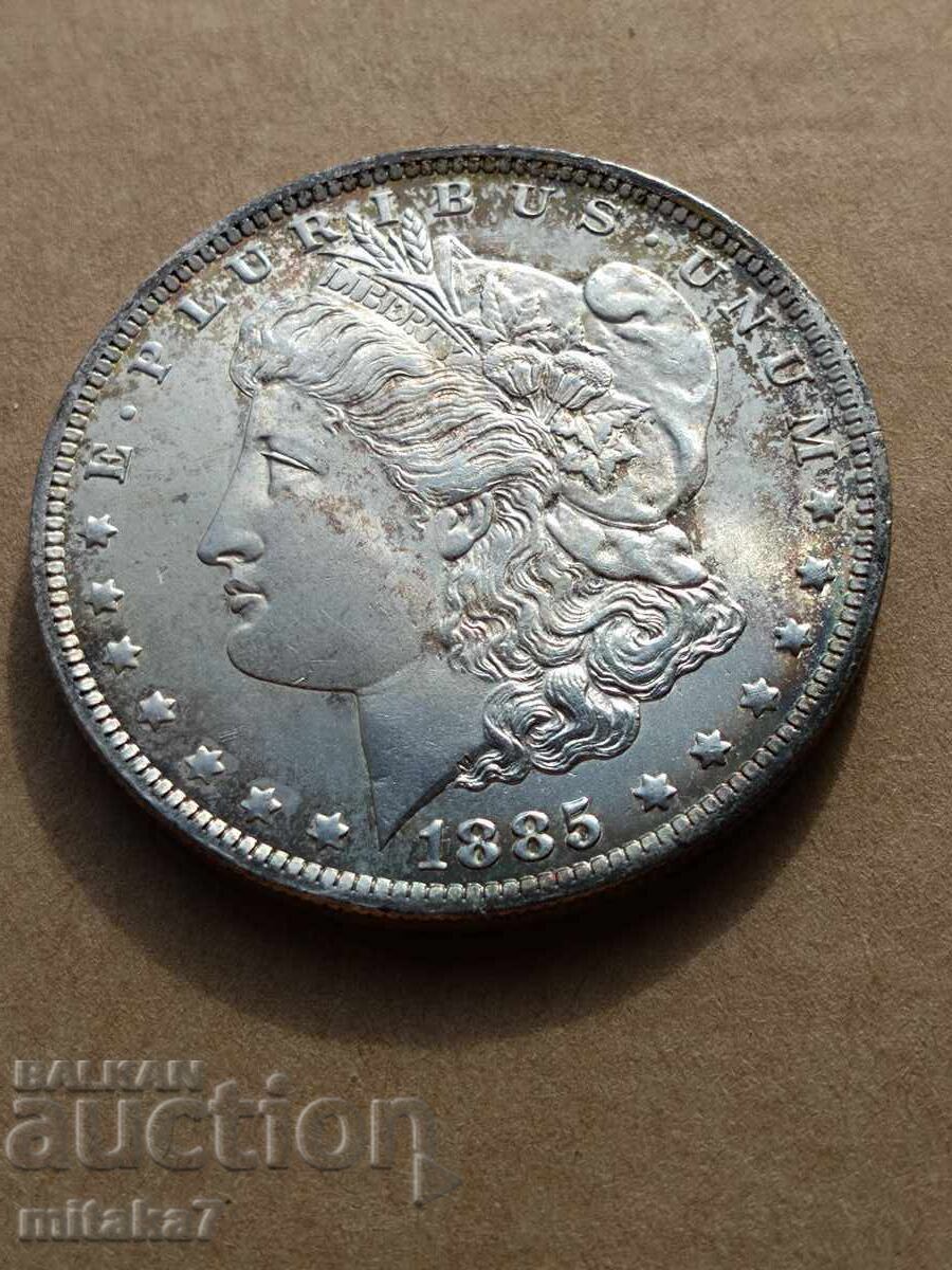 Δημοπρασία Μόργκαν δολάριο 1885-Ο έτος, ασήμι, ΗΠΑ