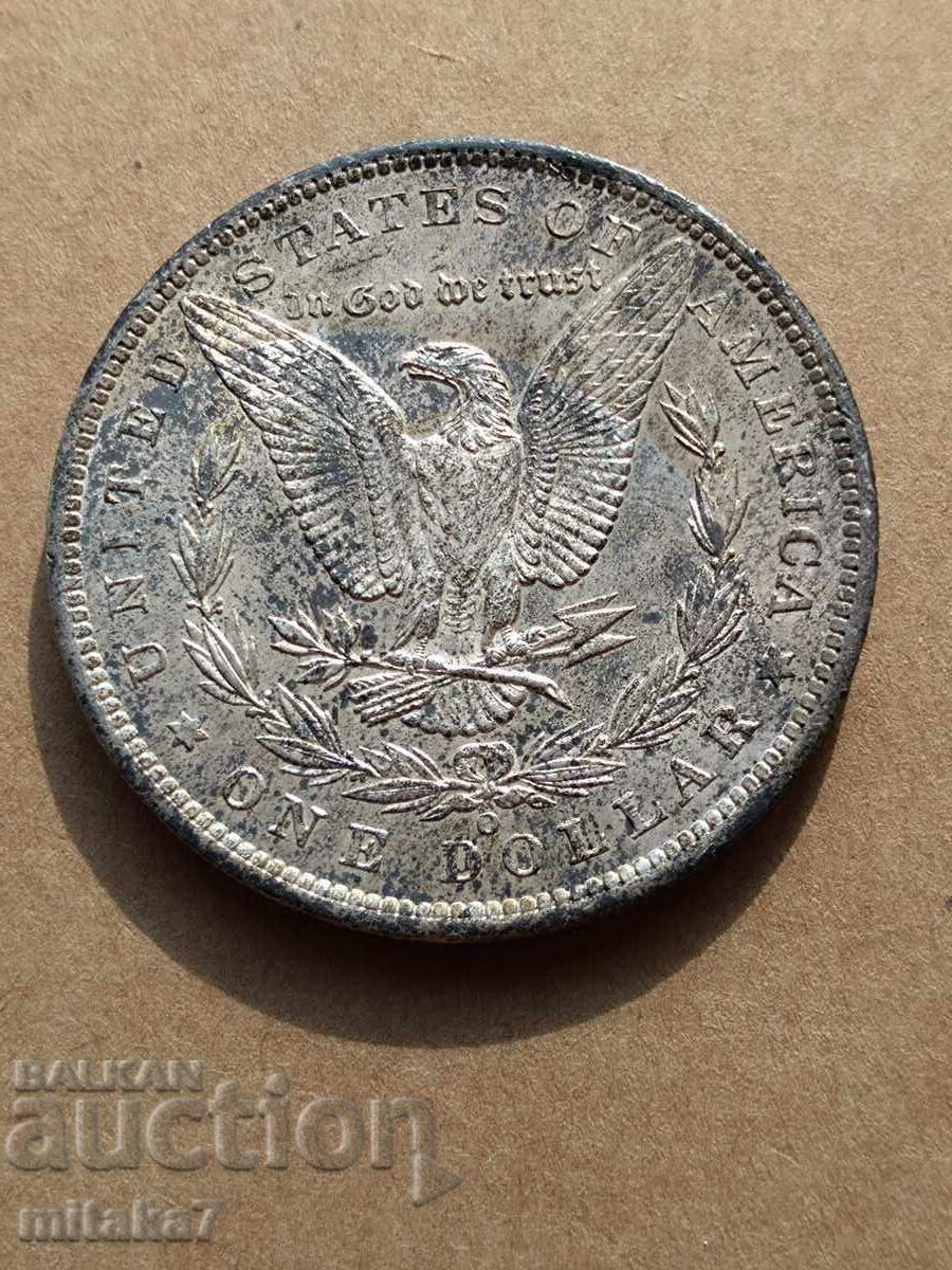 Delivery of Morgan Dollar 1885-O Year, Silver, USA Delivery of Morgan Dollar 1885-O Year, Silver, USA