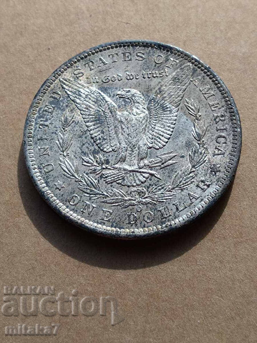 Morgan Dollar 1885-O Year, Silver, USA - 5 Morgan Dollar 1885-O Year, Silver, USA - 5