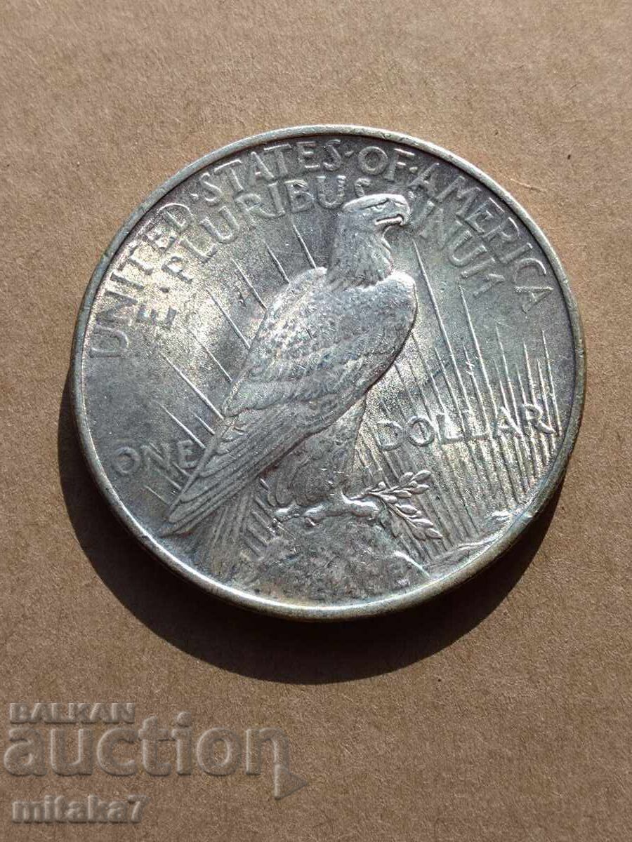 Delivery of Peace Dollar 1922, Silver, USA Delivery of Peace Dollar 1922, Silver, USA