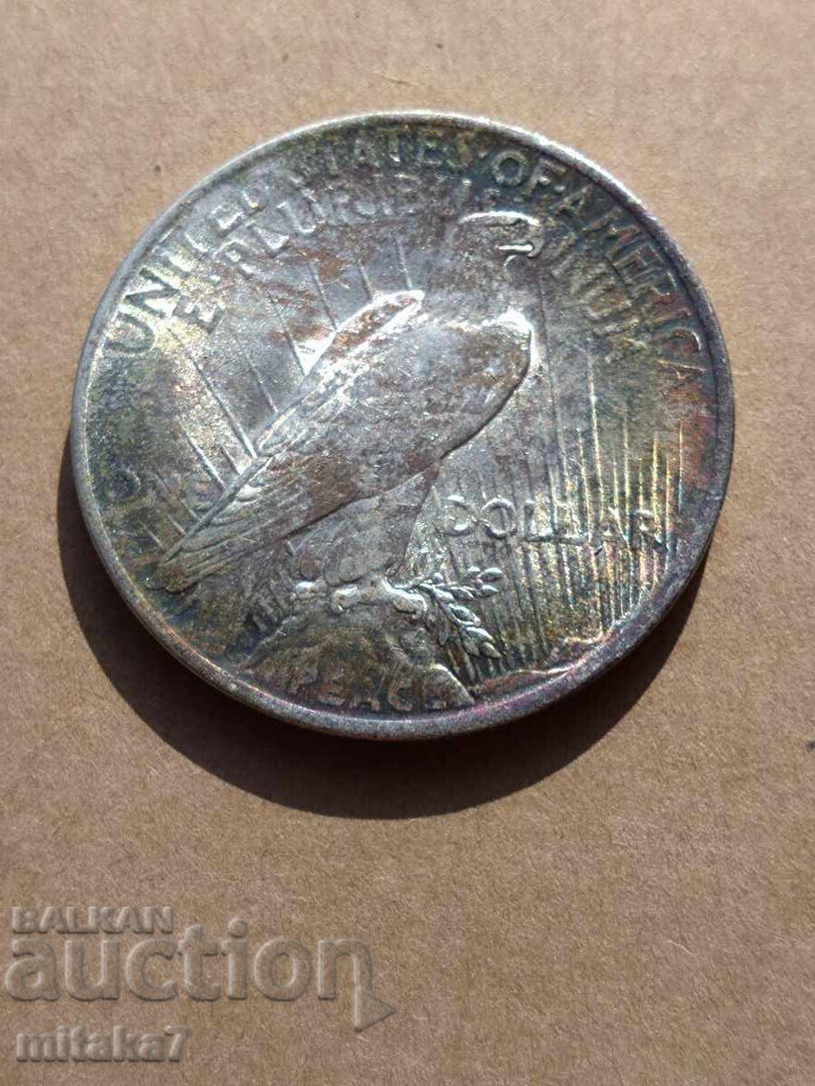 Delivery of Peace Dollar 1922, Silver, USA Delivery of Peace Dollar 1922, Silver, USA