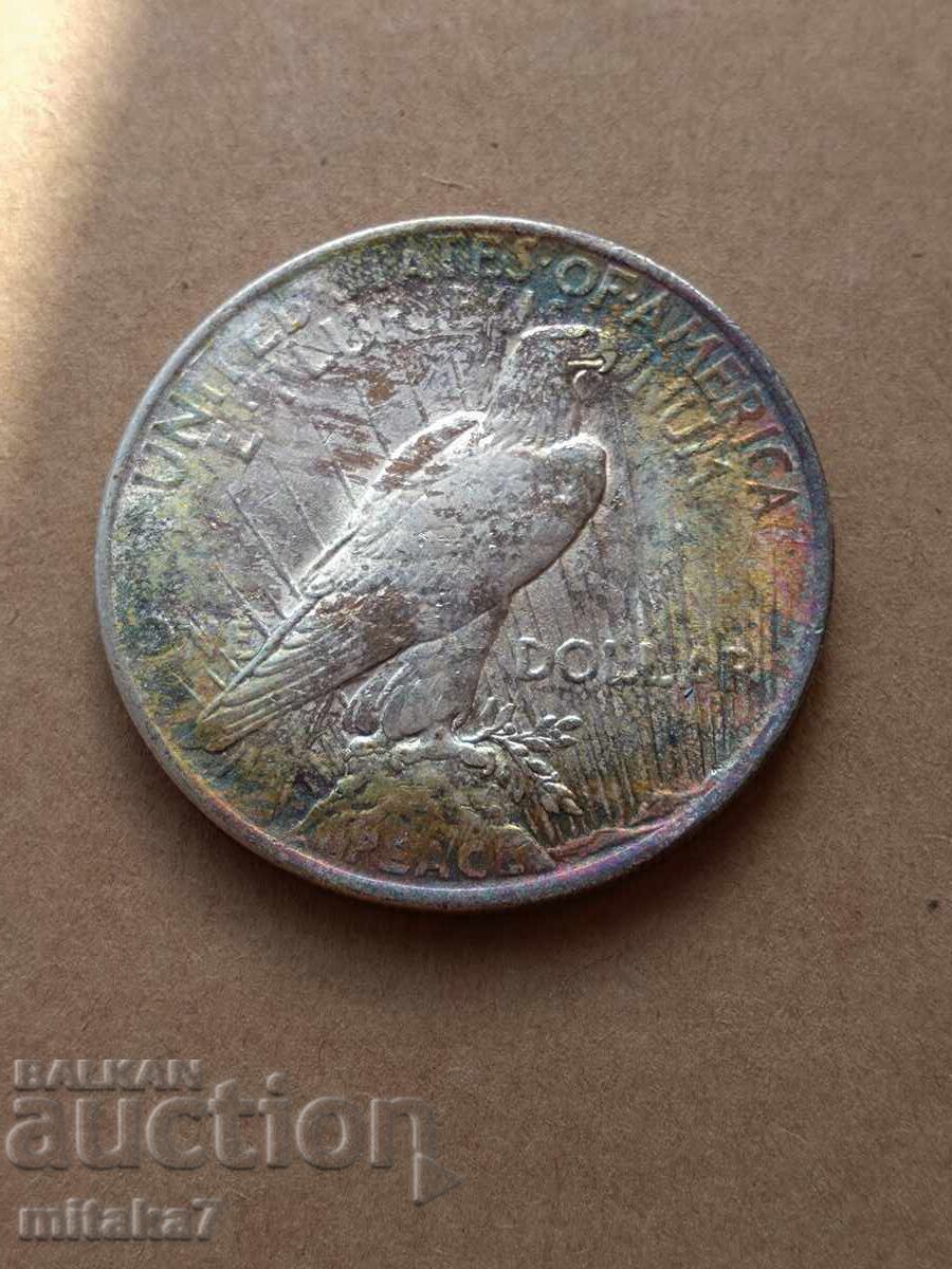 Peace Dollar 1922, Silver, USA - 5 Peace Dollar 1922, Silver, USA - 5