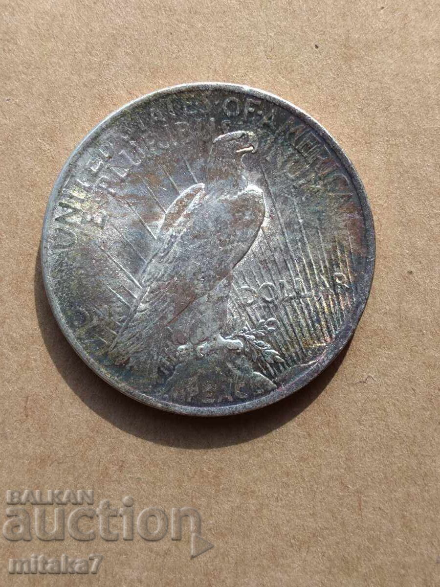 Auction Peace Dollar 1922, Silver, USA Auction Peace Dollar 1922, Silver, USA