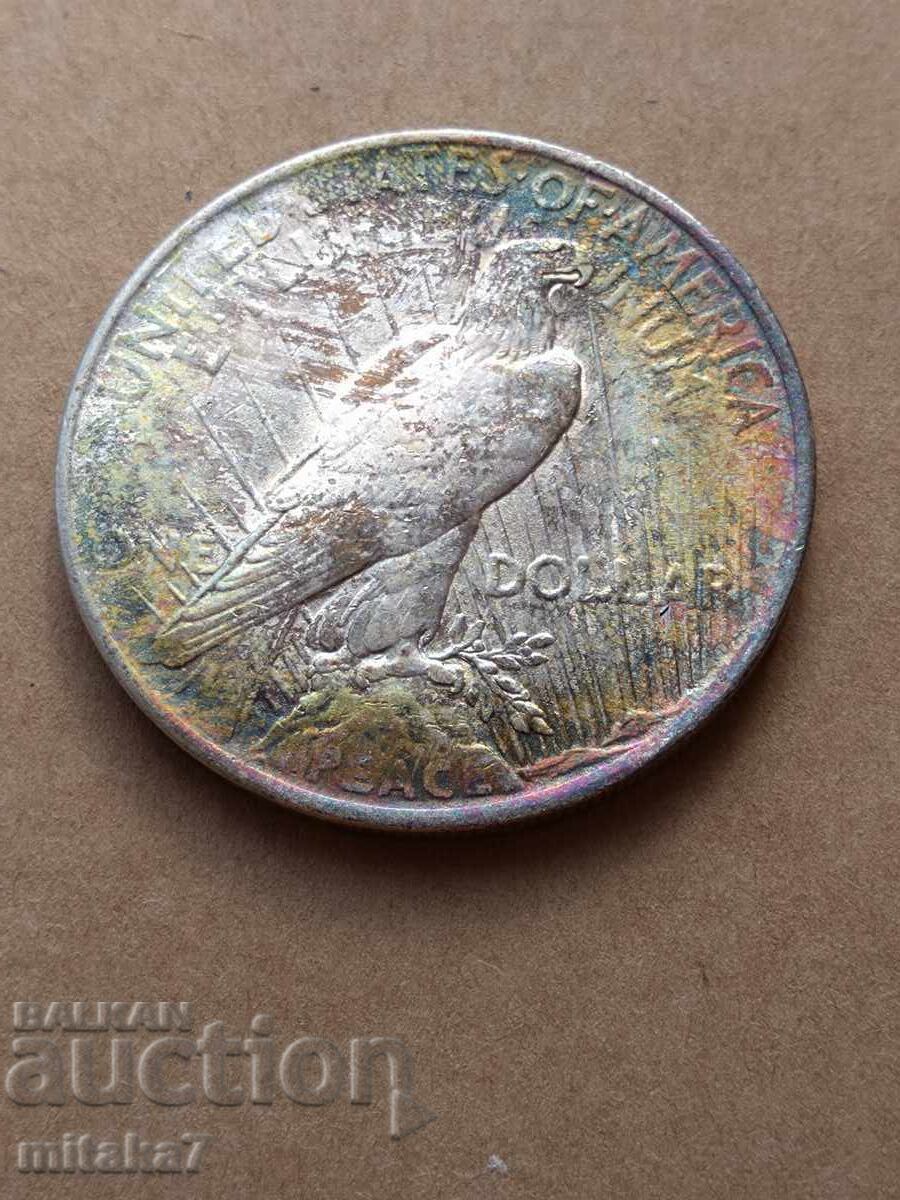 Peace Dollar 1922, Silver, USA - 6 Peace Dollar 1922, Silver, USA - 6