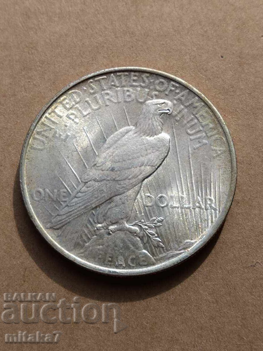 Livrarea Dolar de pace 1924, argint, SUA Livrarea Dolar de pace 1924, argint, SUA