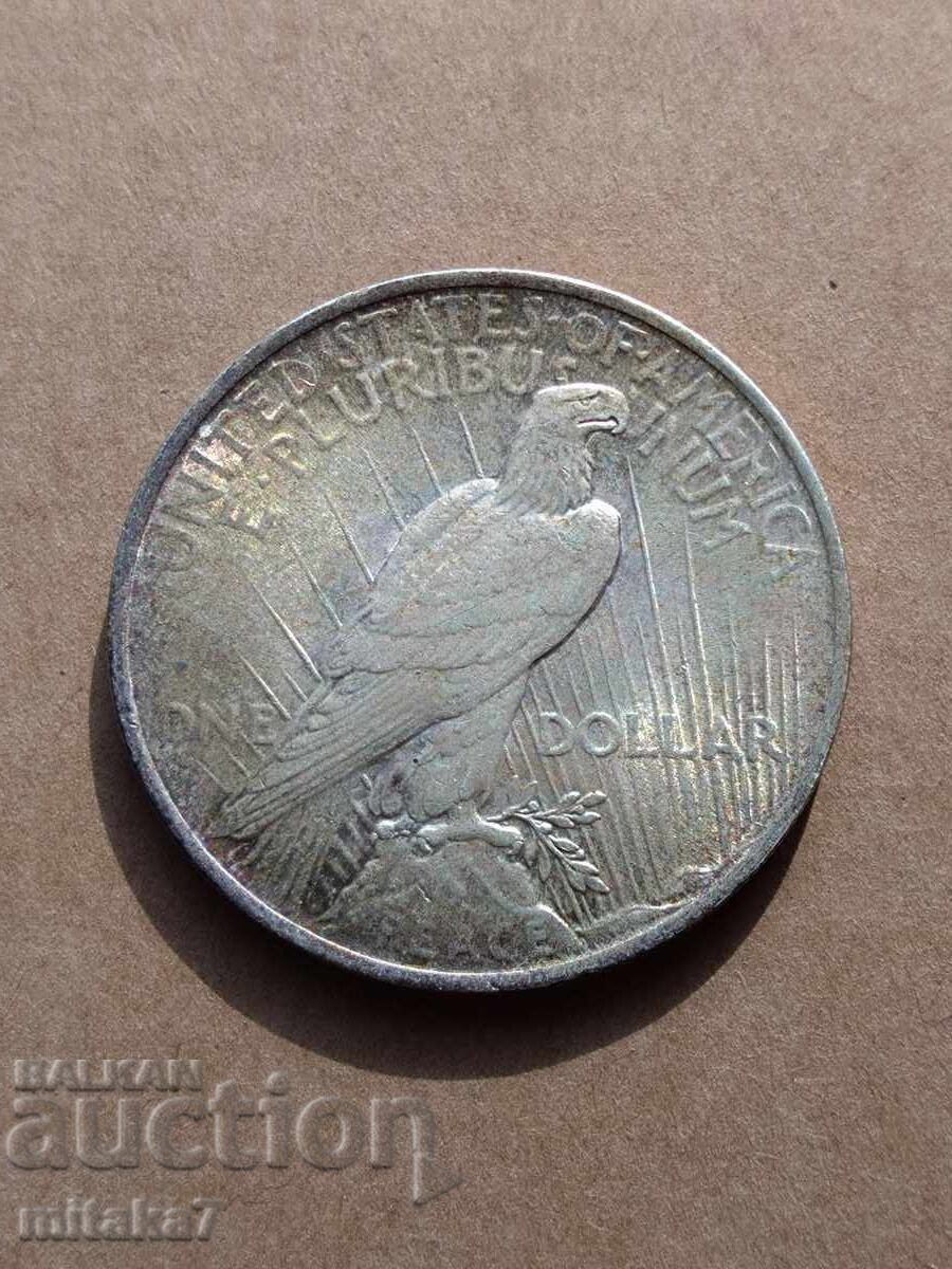 Delivery of 1924 Peace Dollar, Silver, USA Delivery of 1924 Peace Dollar, Silver, USA