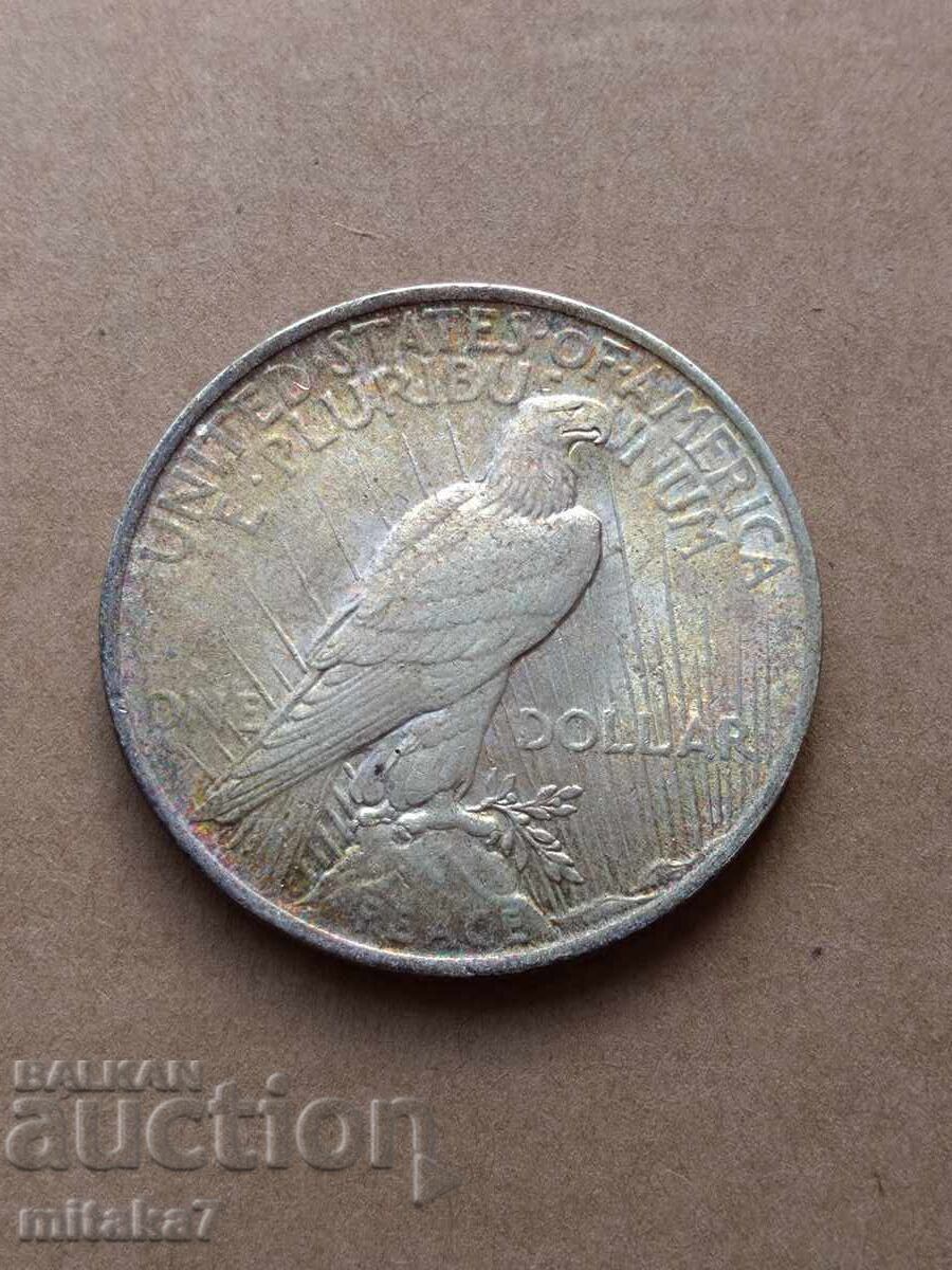 1924 Peace Dollar, Silver, USA - 6 1924 Peace Dollar, Silver, USA - 6