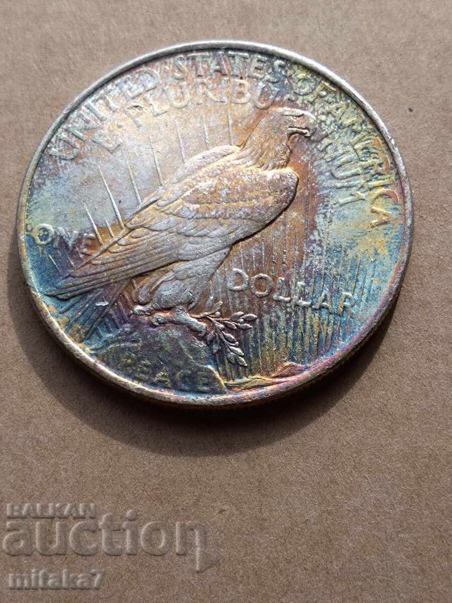 Auction Peace Dollar 1922, Silver, USA Auction Peace Dollar 1922, Silver, USA