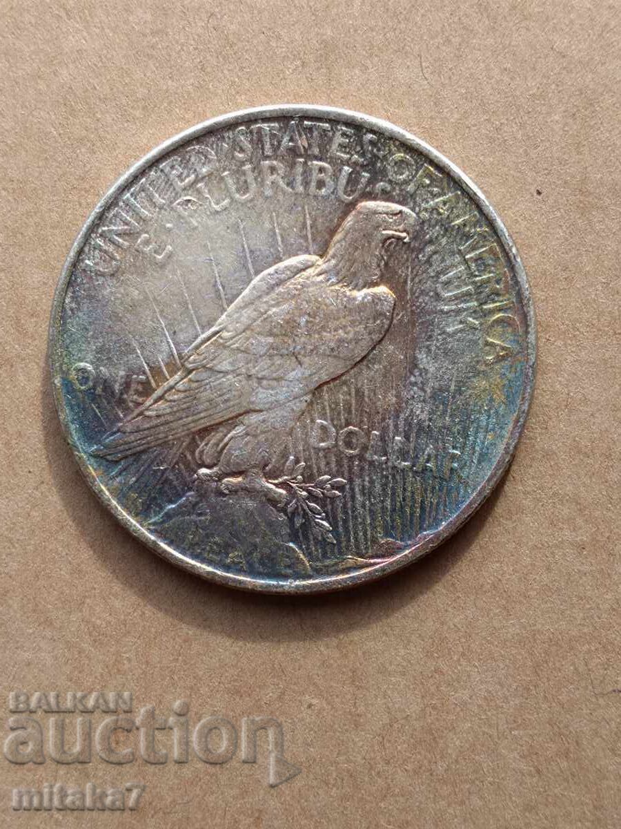 Delivery of Peace Dollar 1922, Silver, USA Delivery of Peace Dollar 1922, Silver, USA