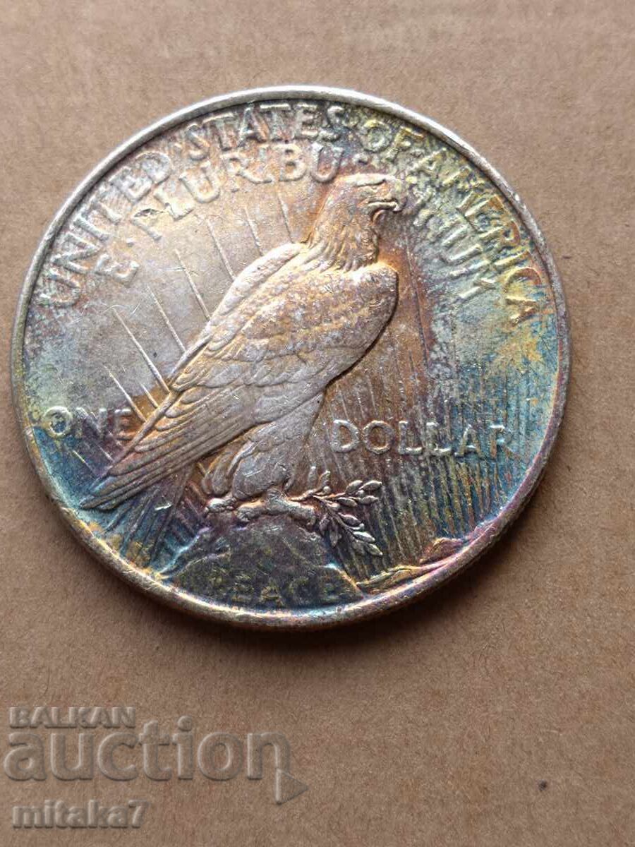 Peace Dollar 1922, Silver, USA - 6 Peace Dollar 1922, Silver, USA - 6