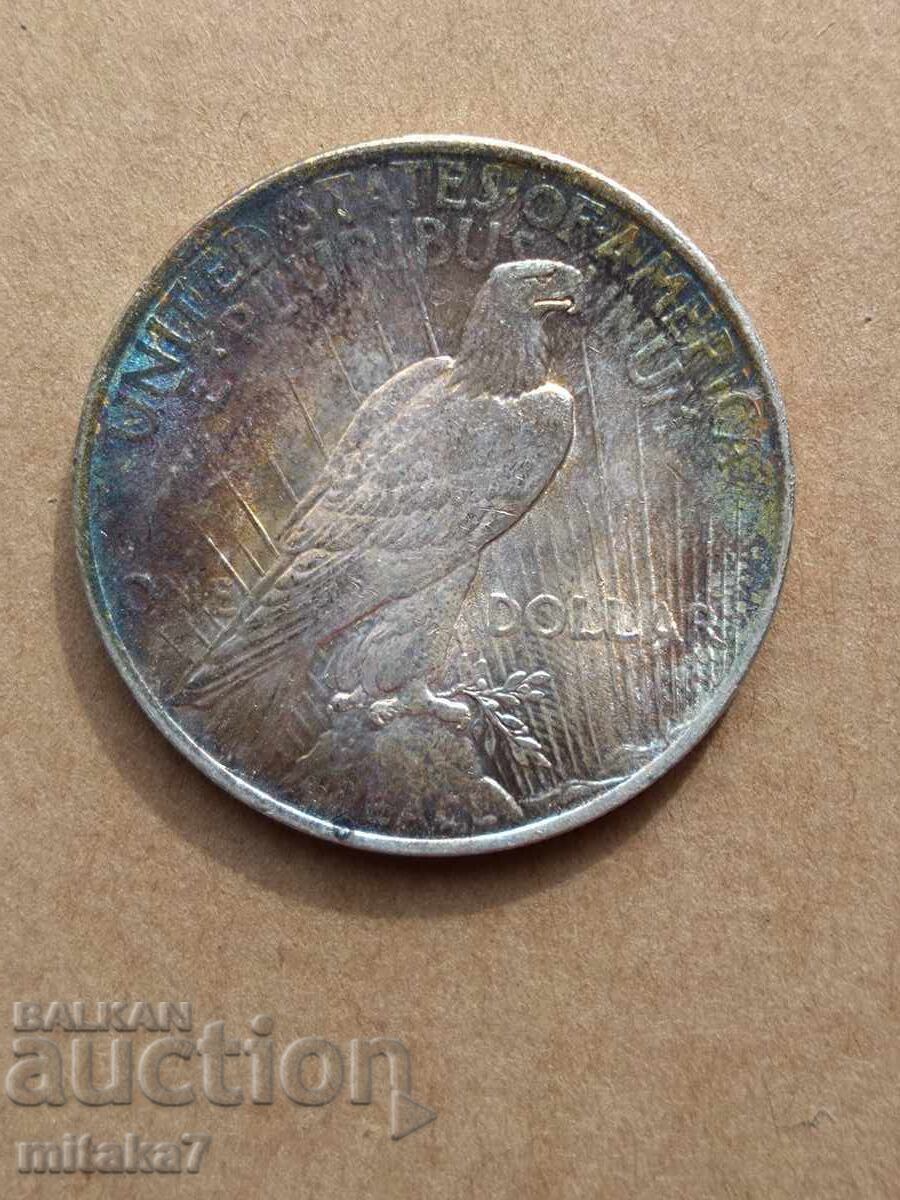Auction Peace Dollar 1923, Silver, USA Auction Peace Dollar 1923, Silver, USA