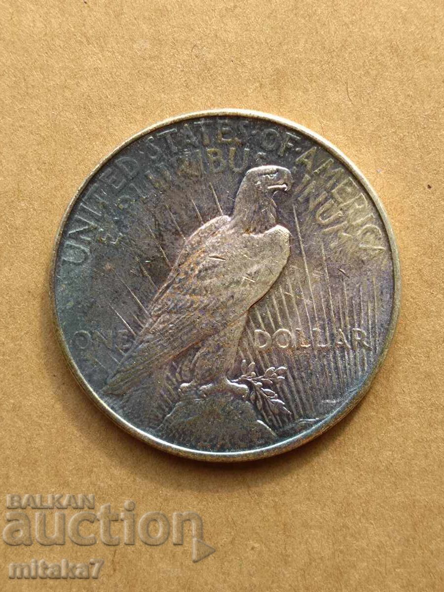 Auction Peace Dollar 1922, Silver, USA Auction Peace Dollar 1922, Silver, USA