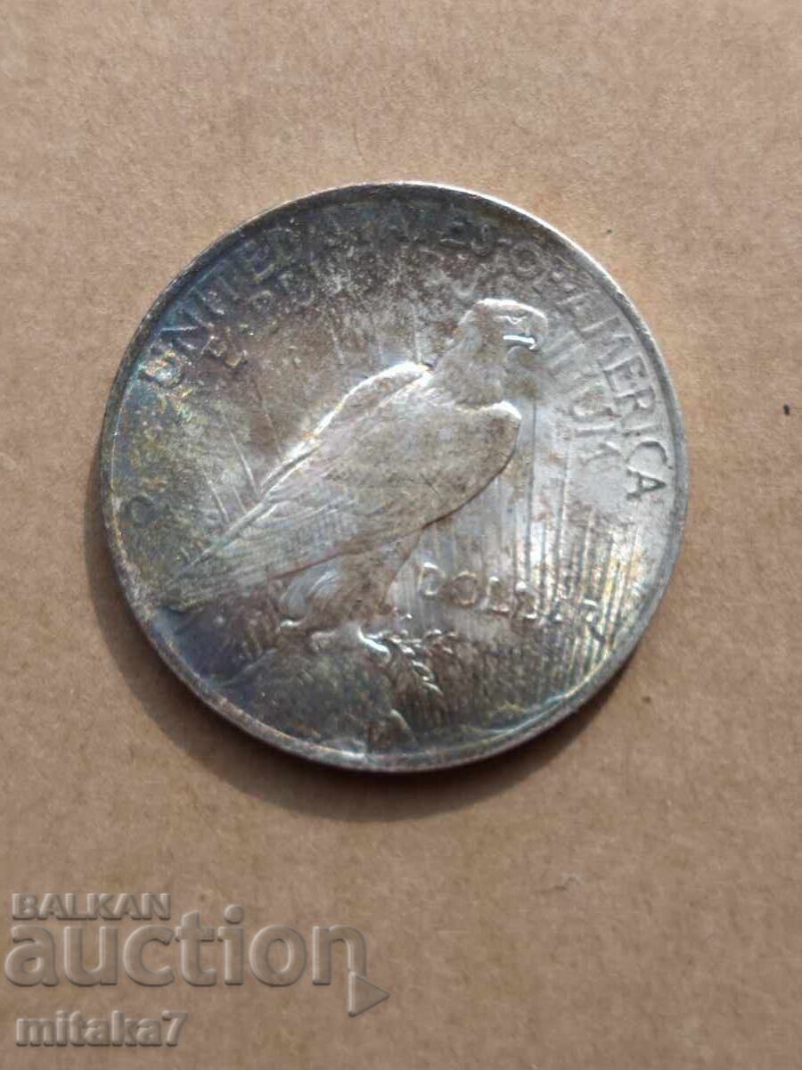 Auction Peace Dollar 1923, Silver, USA Auction Peace Dollar 1923, Silver, USA