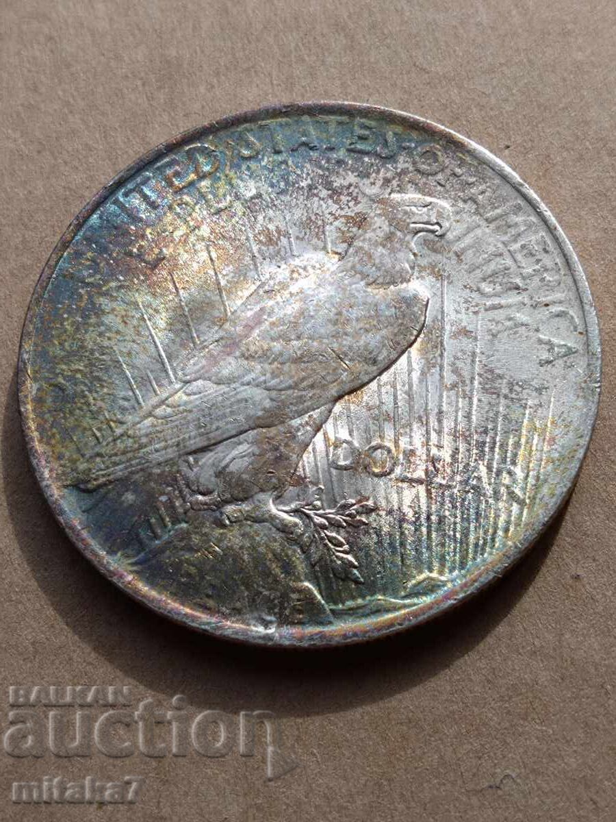Peace Dollar 1923, Silver, USA - 5 Peace Dollar 1923, Silver, USA - 5