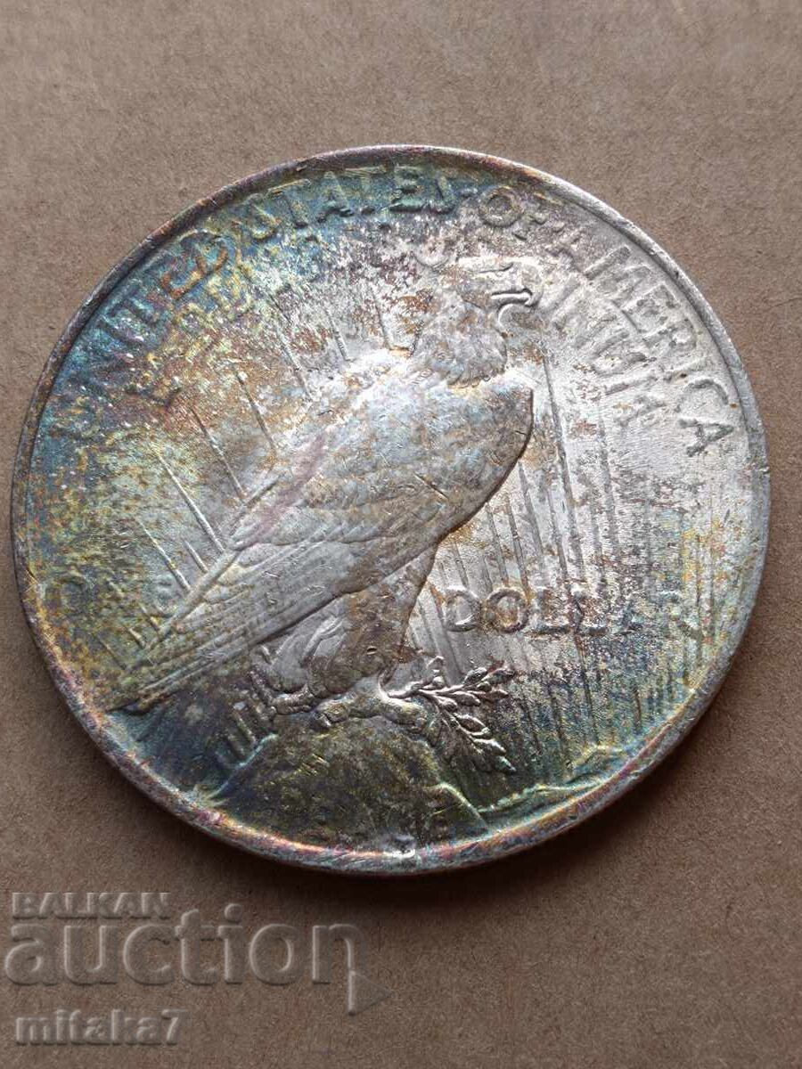 Peace Dollar 1923, Silver, USA - 7 Peace Dollar 1923, Silver, USA - 7